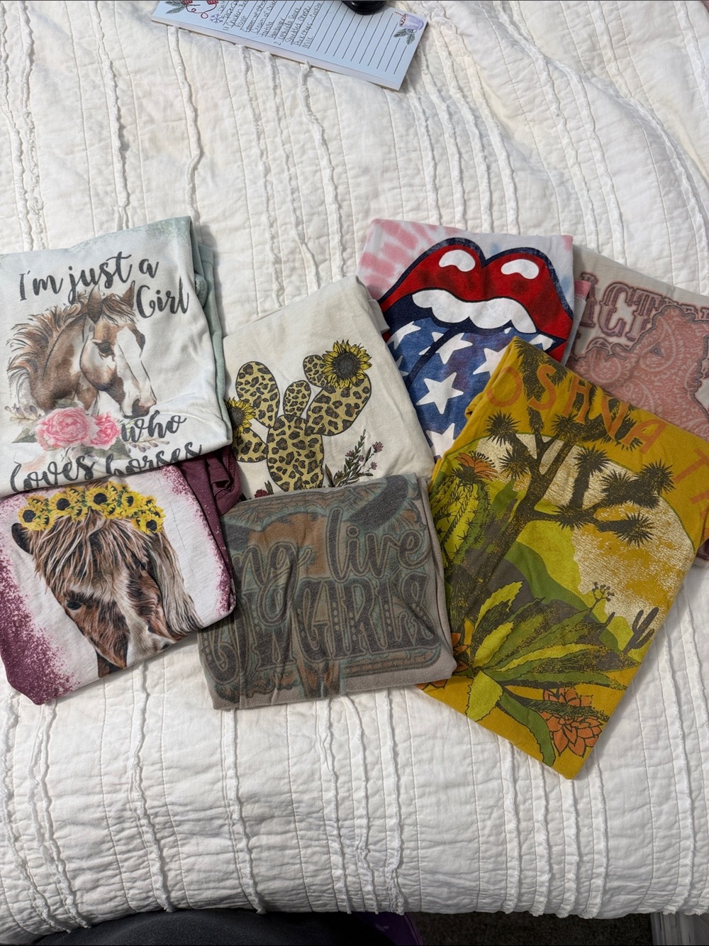 Bundle play shirts girls medium